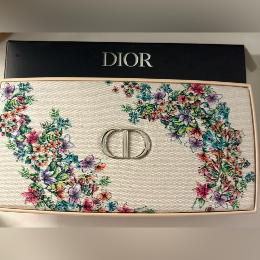 🩵 Dior SET NWT Dior Show limited edition floral palette & lipstick case - Picture 2 of 9